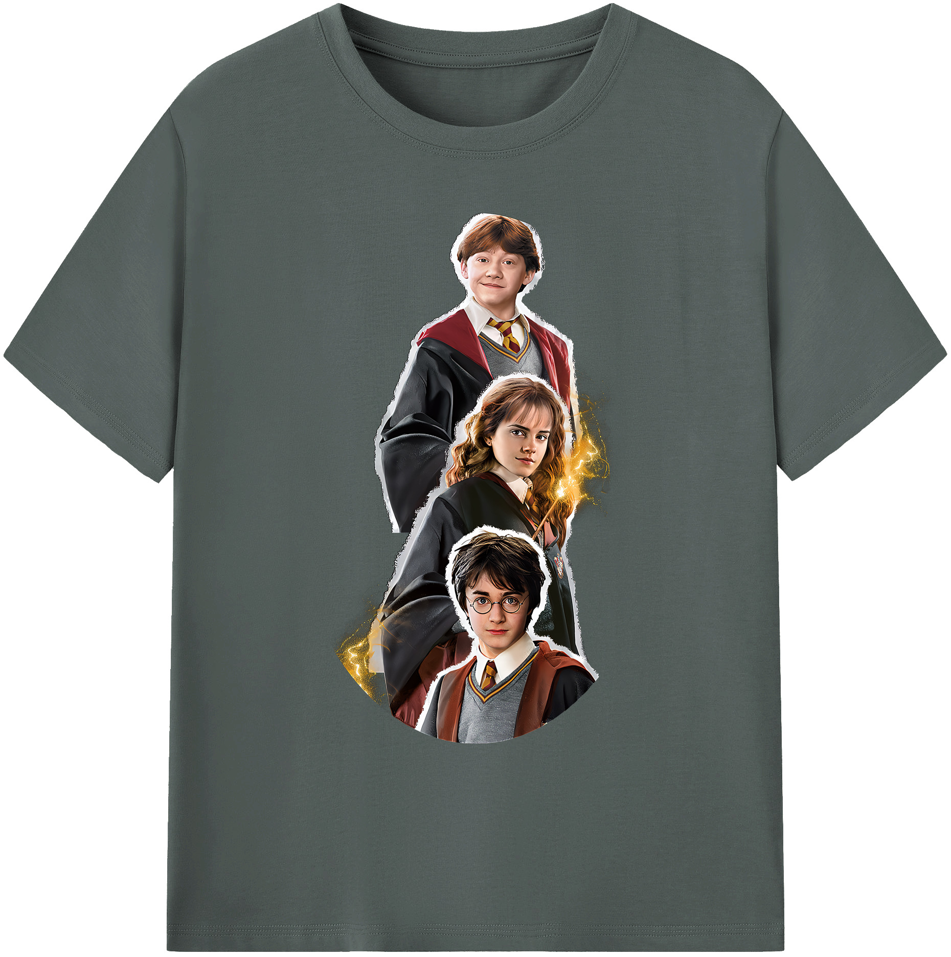 （画像用） Harry Potter ハリー・ポッターシリーズ 綿100％ メンズ半袖Tシャツ｜肌触りやわらか＆通気性